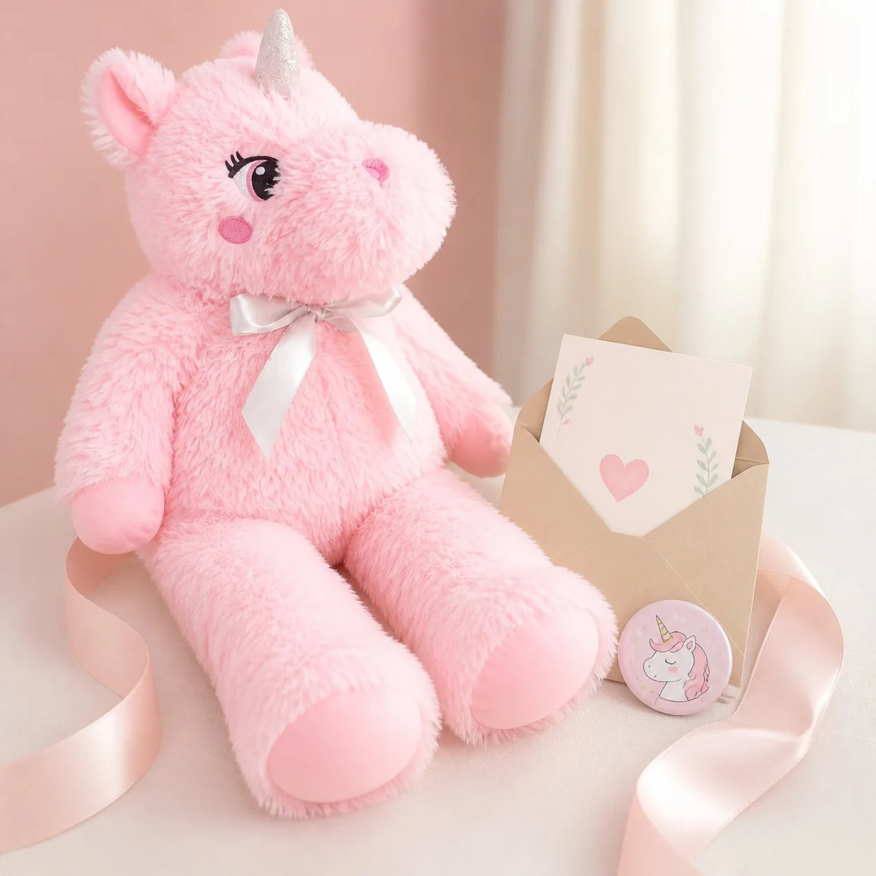 Modelo de peluche para peluche grande + taza blanca + un detalle; disponibilidad por confirmar