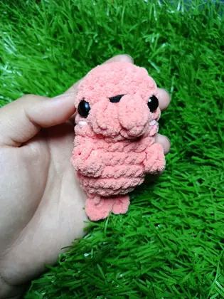 Foca bebé rosa