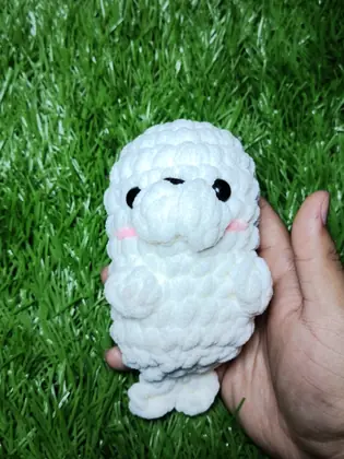 Foca blanca mediana