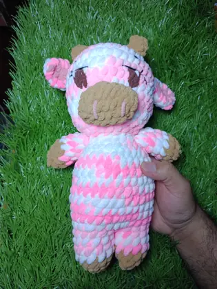 Vaquita rosa blanco