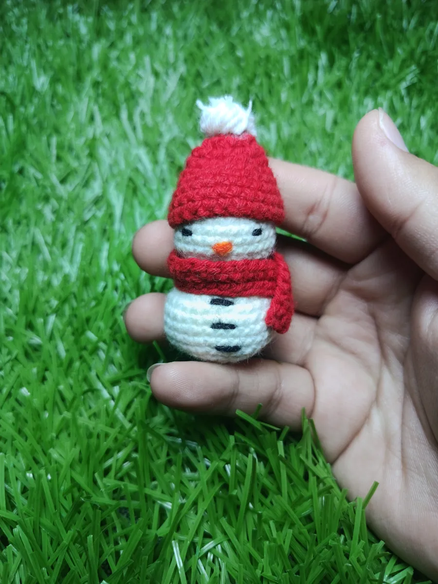 Muñeco de nieve gorro alto